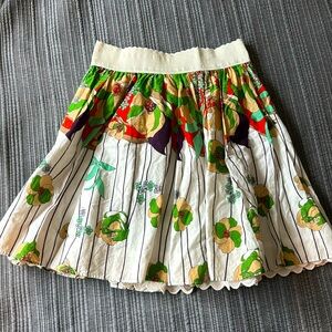 Forever 21 floral mini skirt